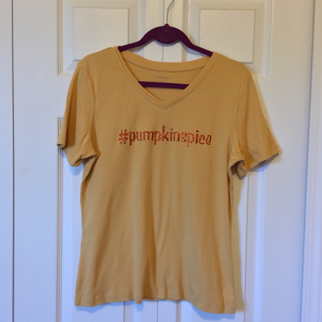 Pumpkin Spice Tee Large #108